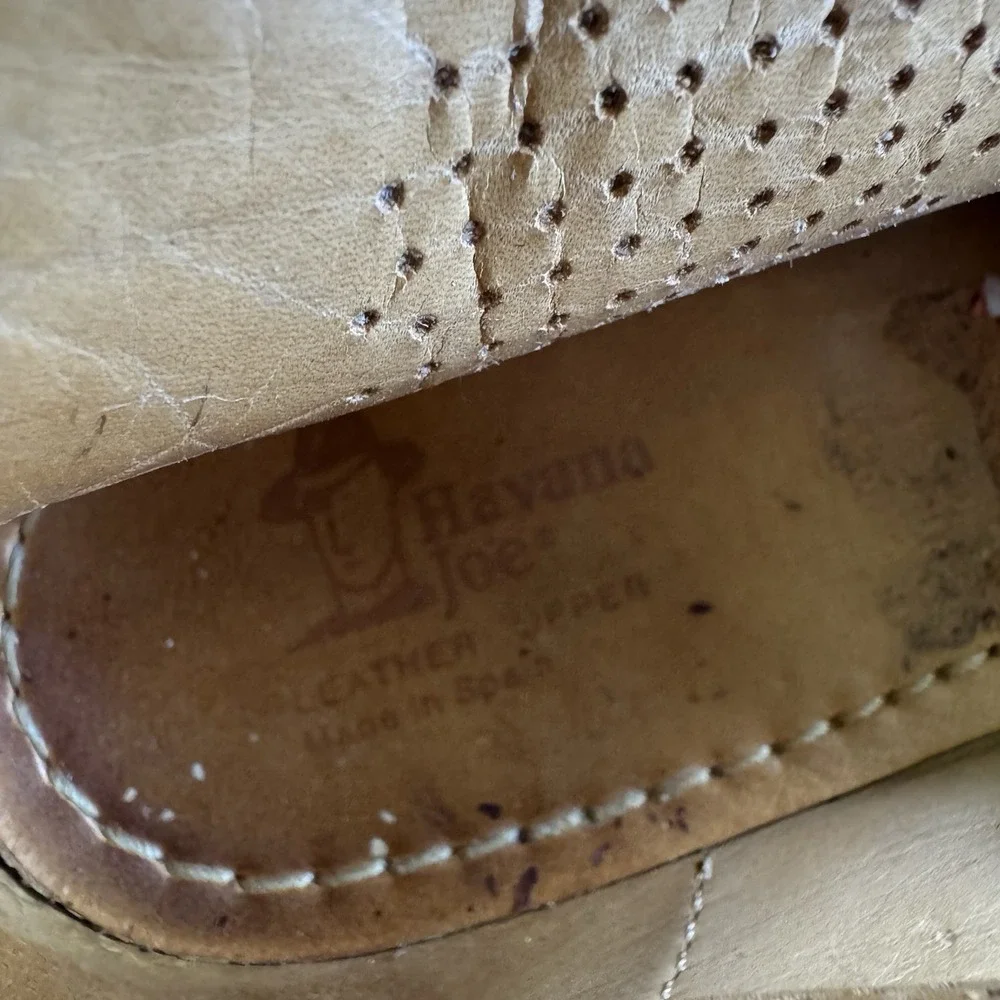 Havana Joe Mr. Panama Jack Black Waxy Waterproof Chukka Boots 42/8.5 NO LACES